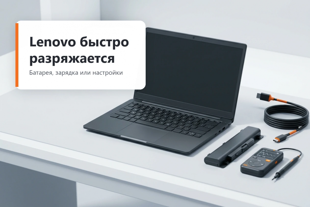Почему ноутбук Lenovo быстро разряжается: батарея, зарядка или настройки