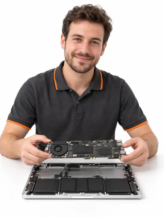 Замена системной платы MacBook Pro 16 — иллюстрация работы мастера