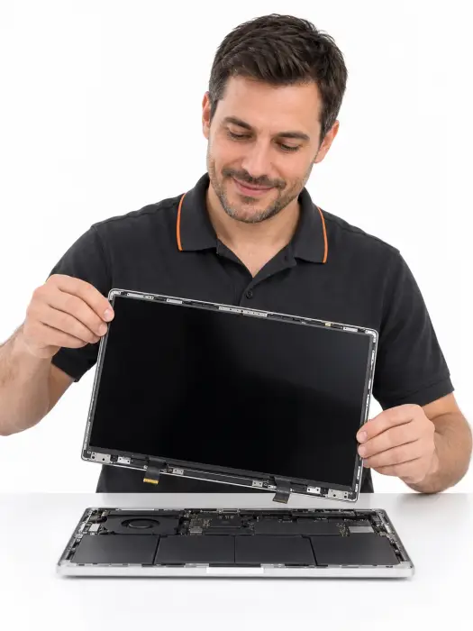 Замена матрицы MacBook Pro 16 — иллюстрация работы мастера