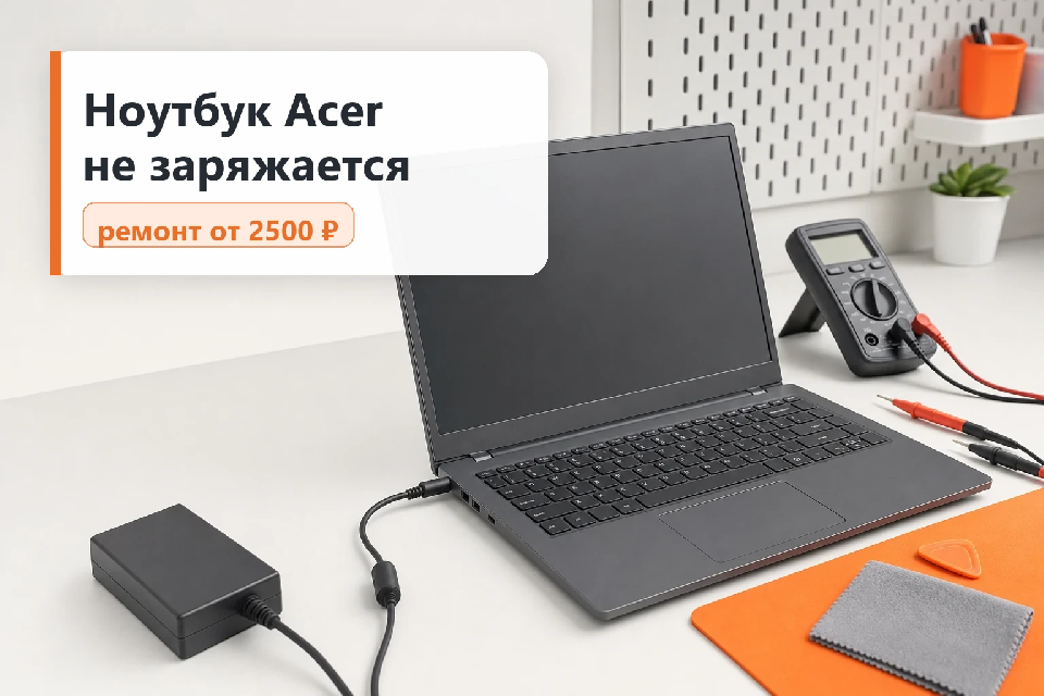 Не заряжается ноутбук Acer