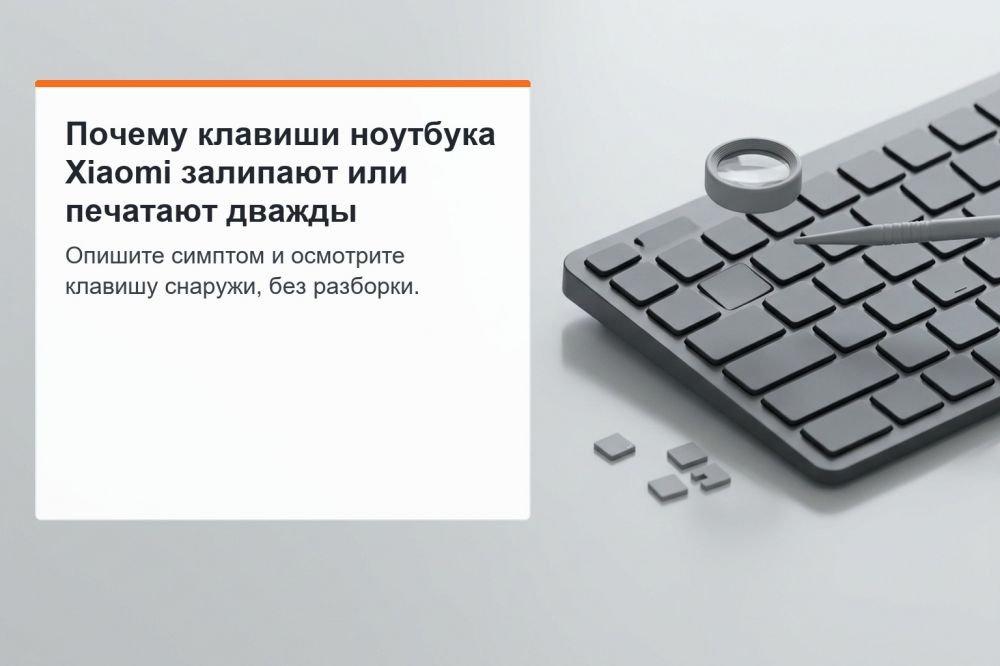 Почему клавиши ноутбука Xiaomi залипают или печатают дважды