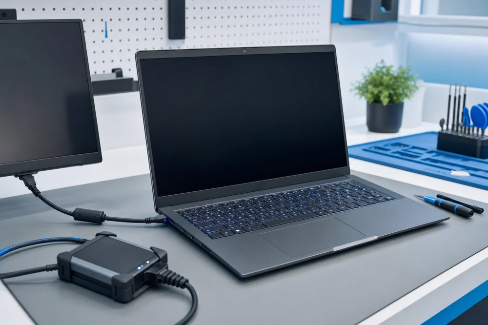 Что делать, если Dell включается, но экран остается черным
