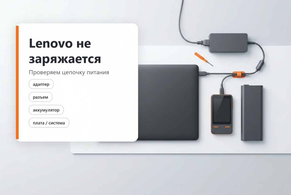 Lenovo не заряжается или не включается: какие причины проверяет мастер