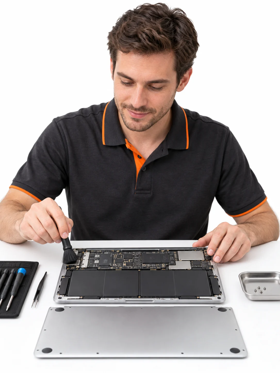 Чистка и профилактика MacBook Air 15 — иллюстрация работы мастера Чистка и профилактика MacBook Air 15 — иллюстрация работы мастера
