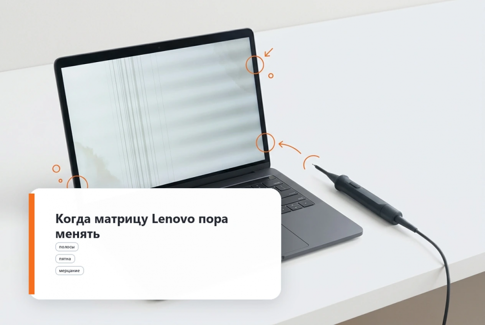 Можно ли пользоваться ноутбуком Lenovo с разбитой матрицей