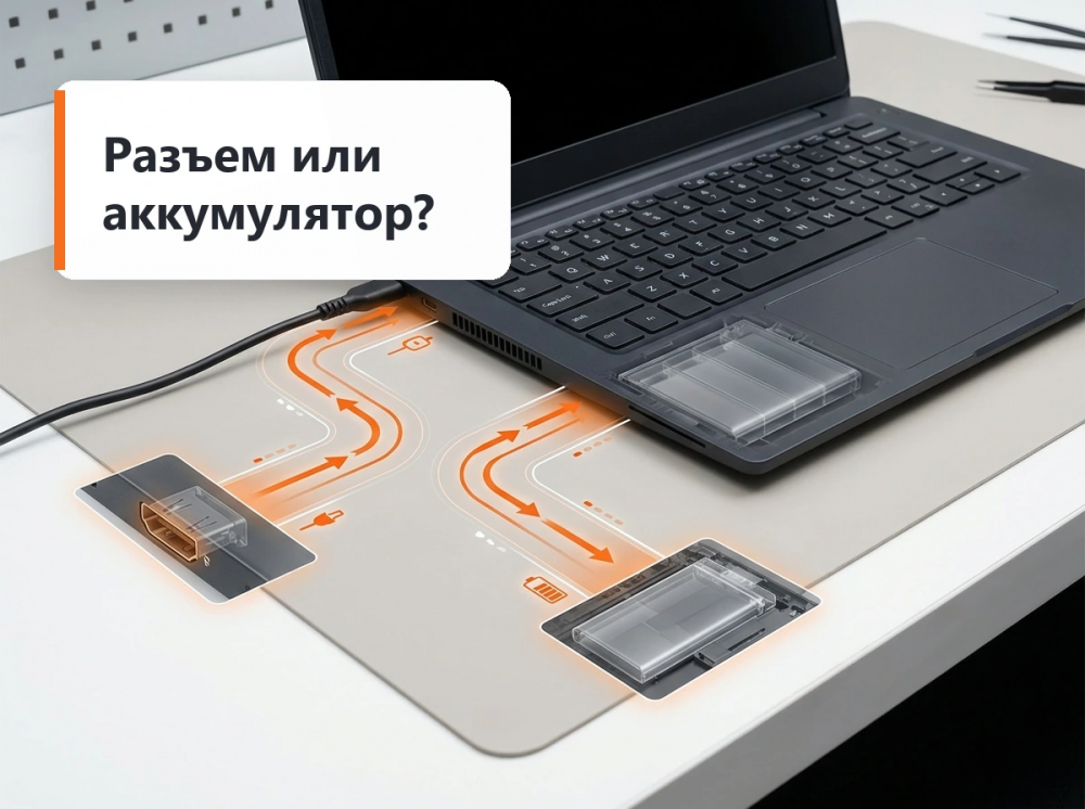 Разъем питания Lenovo или аккумулятор: как понять, что мешает зарядке