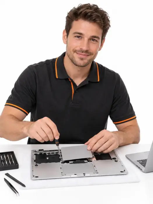Замена трекпада MacBook Pro 16 — иллюстрация работы мастера