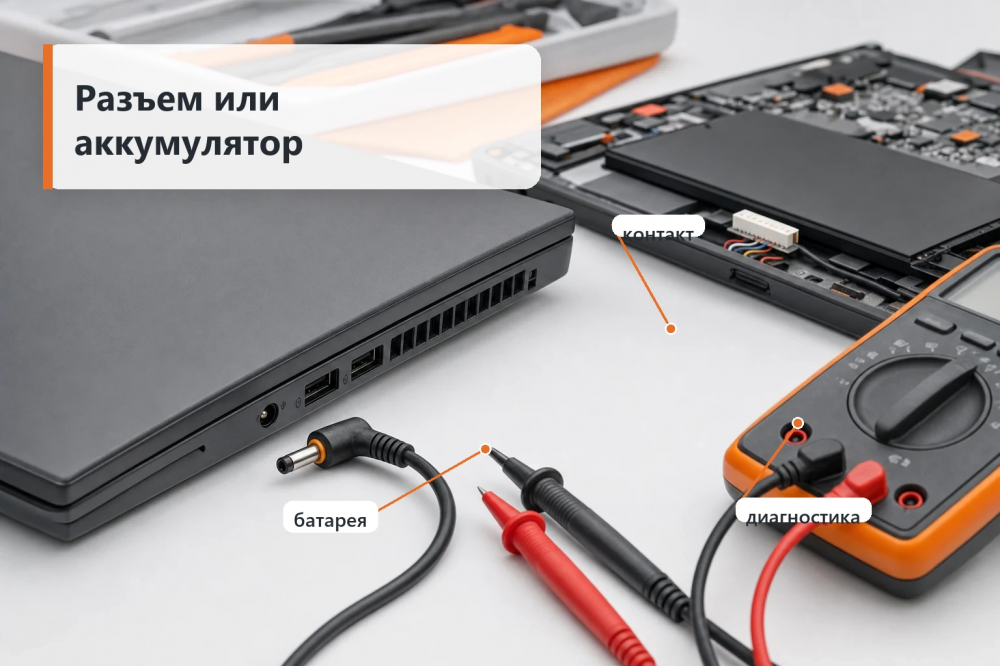 Разъем питания Acer или аккумулятор: как понять, что мешает зарядке
