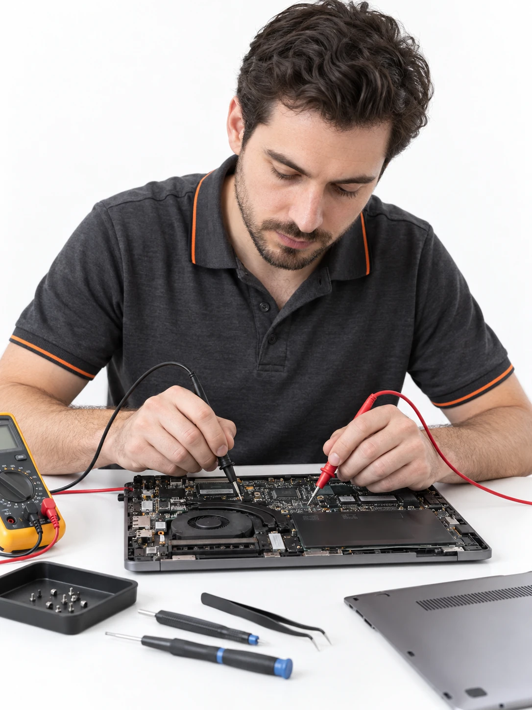 Ноутбук MSI не включается — мастер за работой
